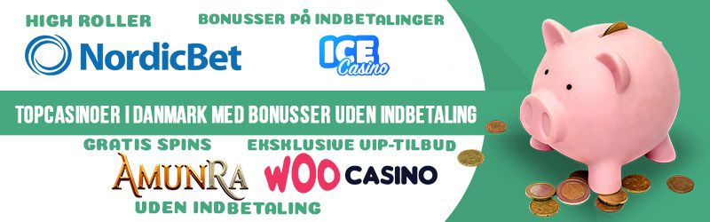 top-uden-indskud-casino-bonusser