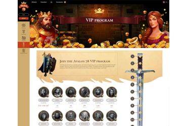 Avalon78 Casino-anmeldelse – VIP-program til spillere