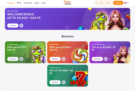 Bonusser og kampagner på Boho Casino