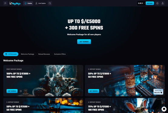 Bonusser og kampagner på Playmojo Casino