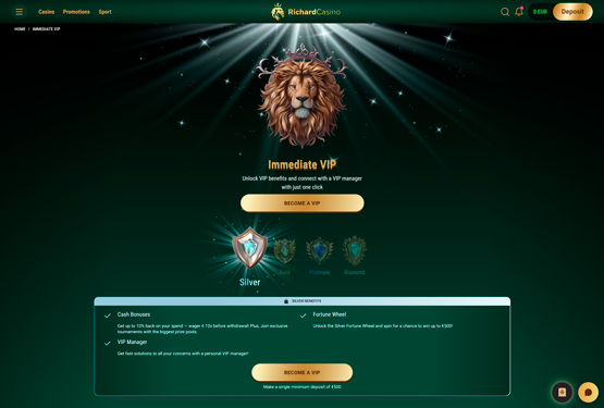 VIP program på Richard Casino 