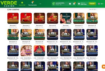 Verde Casino – Populære spil