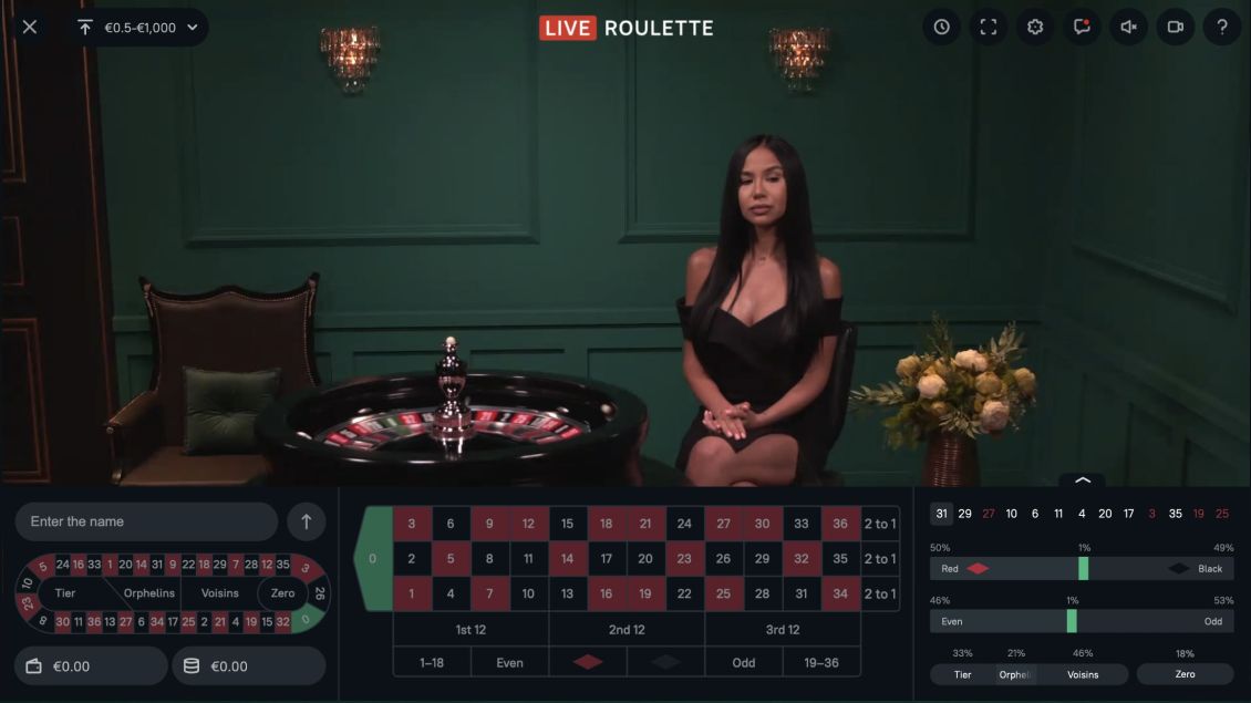 Live blackjack-spil på Betibet Casino