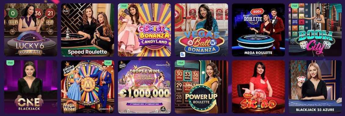 BingoBonga casino live-spil