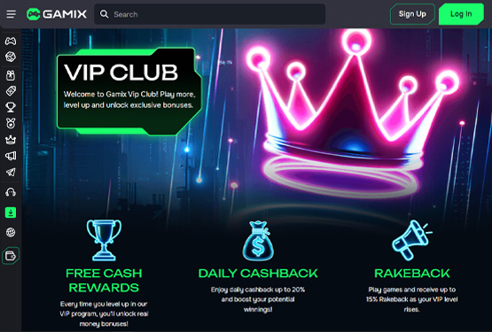 VIP program på Gamix Casino 
