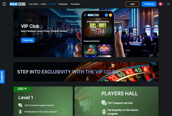 VIP program på Kilobet Casino