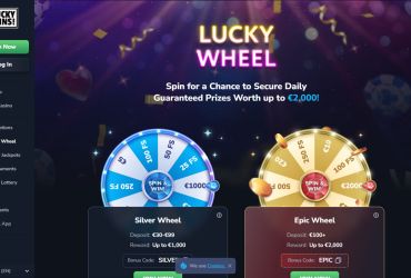 LuckyWins Casino lucky wheel