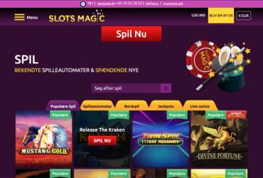 SlotsMagic casino - forside