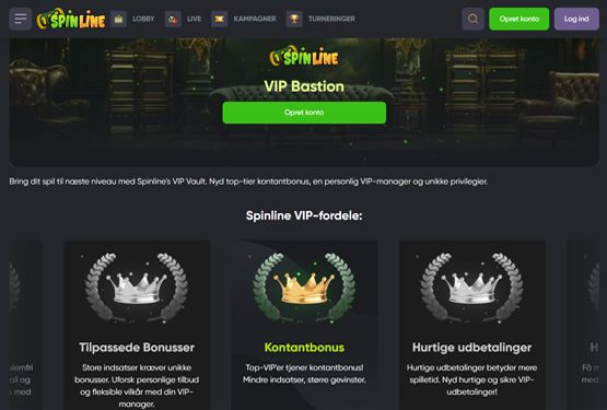 VIP program på Spinline Casino 