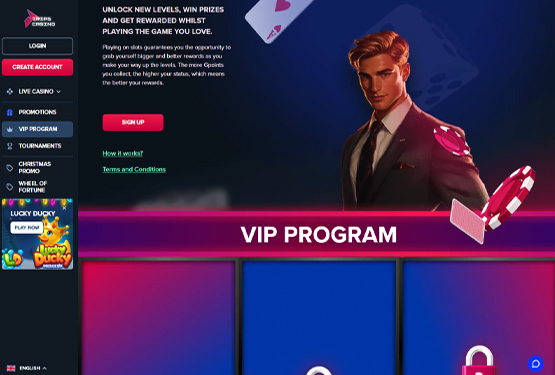 VIP program på Trips Casino 