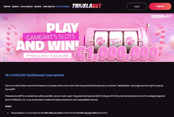 Trivelabet Casino turnering