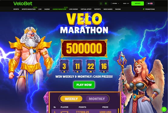 Kasinomaraton på VeloBet Casino