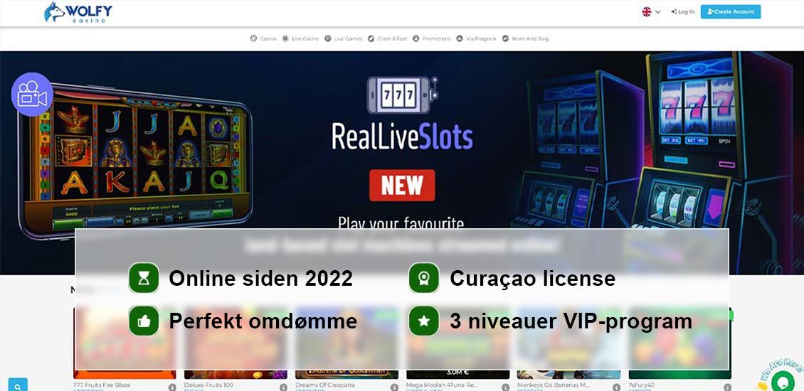 Omdømme af Wolfy Casino point