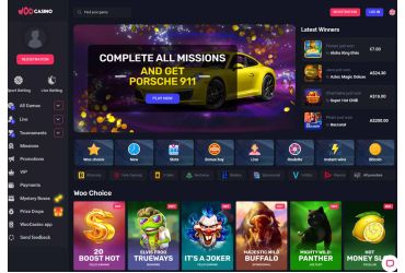 Woo Casino forside