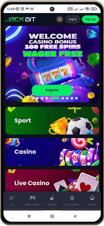 Jackbit casino på mobilen