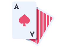 Ikon for blackjack-spil