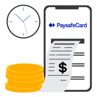 Paysafecard - Tider for indbetaling og udbetaling