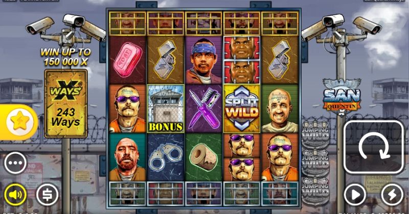 Spil gratis lige nu på San Quentin spillemaskine fra Nolimit City | Danske Casinoer