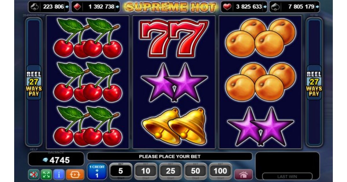 ⓻⓻⓻Supreme Hot spilleautomat fra EGT Interactive ᐉ RTP & bonusser