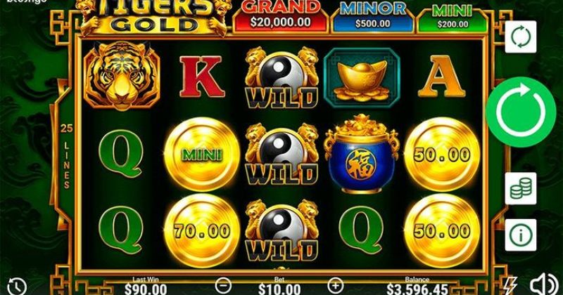 Spil gratis lige nu på Tigers Gold: Hold and Win online slot fra Booongo | Danske Casinoer