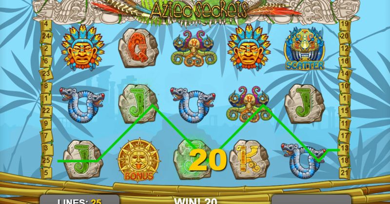 Spil gratis lige nu på Aztec Secrets Online af 1X2gaming | Danske Casinoer
