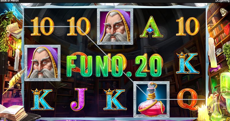 Spil gratis lige nu på Book of Merlin online fra 1X2gaming | Danske Casinoer