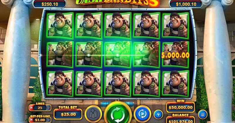 Spil gratis lige nu på Cash Bandits 3 slot online fra Realtime Gaming | Danske Casinoer