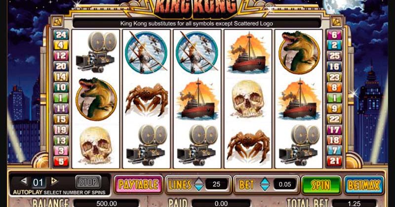 Spil gratis lige nu på King Kong Slot Online fra Amaya | Danske Casinoer